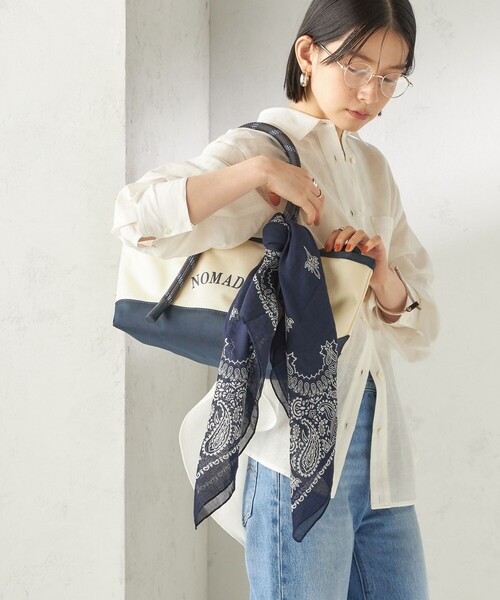 NOMADIS（ノマディス）の「【一部SHIPS別注】NOMADIS: CITY TREK（トートバッグ・レディース・ブラック/ネイビー・ONE SIZE）」の10枚目の写真
