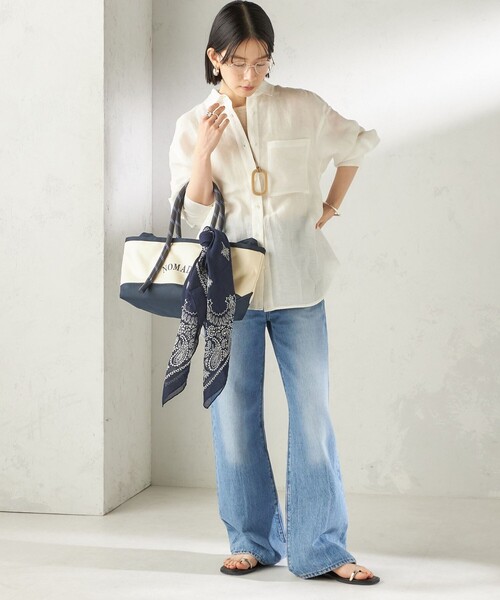 NOMADIS（ノマディス）の「【一部SHIPS別注】NOMADIS: CITY TREK（トートバッグ・レディース・ブラック/ネイビー・ONE SIZE）」の8枚目の写真