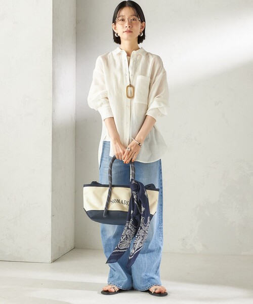 NOMADIS（ノマディス）の「【一部SHIPS別注】NOMADIS: CITY TREK（トートバッグ・レディース・ブラック/ネイビー・ONE SIZE）」の7枚目の写真