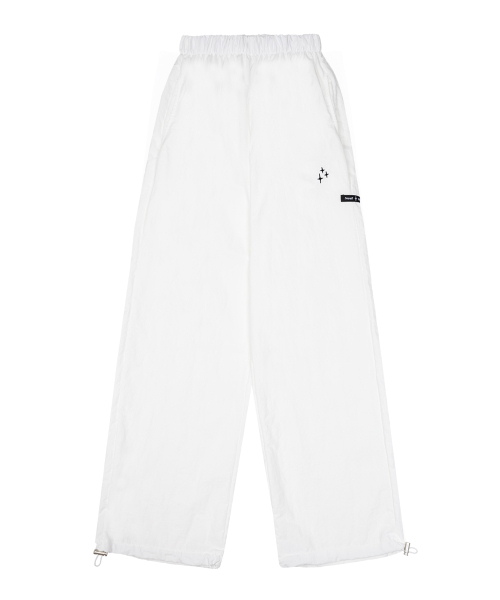 NEUFETBLEU(ヌフエブル)の「NEB nylon string pants (white)(スウェットパンツ・メンズ・その他・FREE)」の1枚目の写真