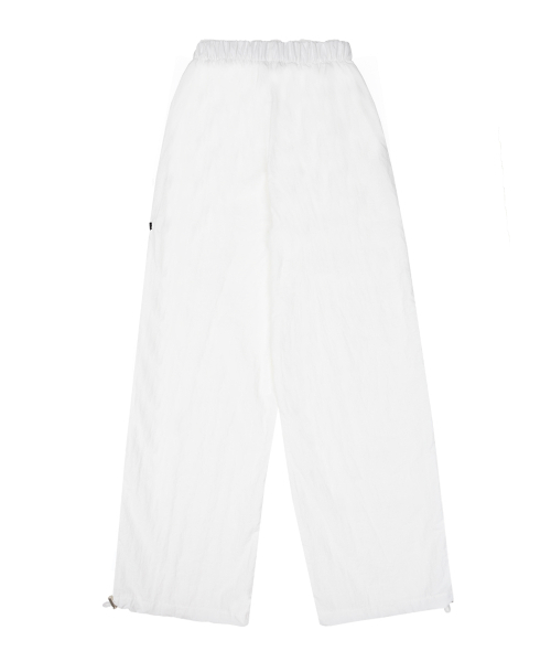 NEUFETBLEU(ヌフエブル)の「NEB nylon string pants (white)(スウェットパンツ・メンズ・その他・FREE)」の2枚目の写真
