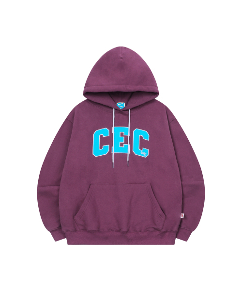 chancechance（チャンスチャンス）の「CEC ARCH LOGO フードパーカー (パープル/裏起毛)（パーカー・レディース・その他・SMALL/MEDIUM）」の2枚目の写真