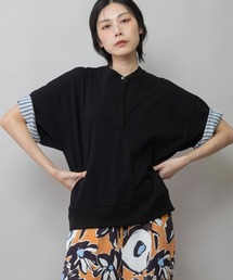 Munich | 【接触冷感】ヴィンテージジャージ×ストライププルオーバー(Tシャツ/カットソー)