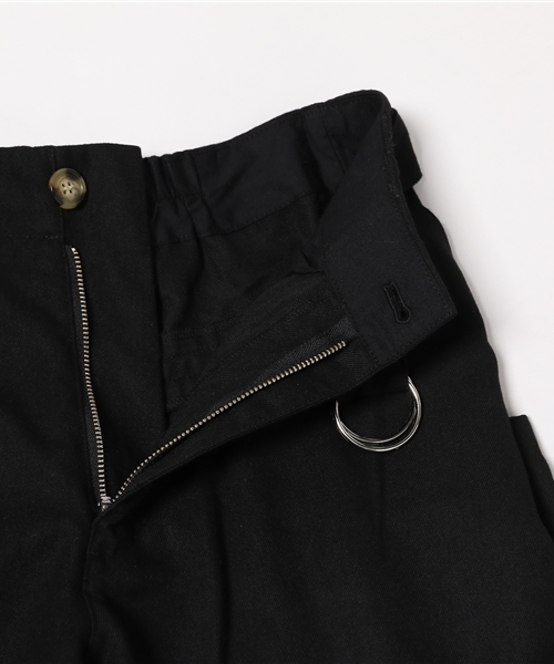 Discoat Parisien（ディスコートパリシアン）の「起毛ベルト付ワイドクロップドパンツ（その他パンツ・レディース・グレー/ネイビー/ブラック・SMALL/LARGE/MEDIUM）」の7枚目の写真