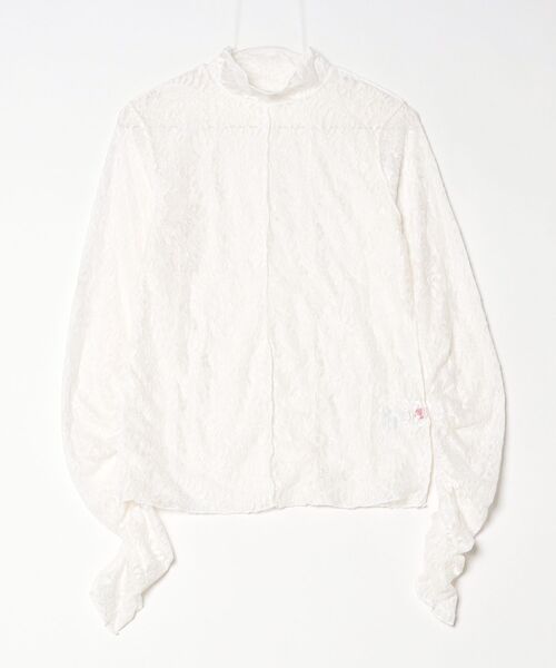 ONE DAY KMC （ワンデイケーエムシー）の「チャイハネ / リエシーインナー / CAS-6118（Tシャツ/カットソー・レディース・ホワイト/レッド/ブラック・FREE）」の2枚目の写真