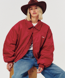 OVERSIZED BOMBER JACKET RED