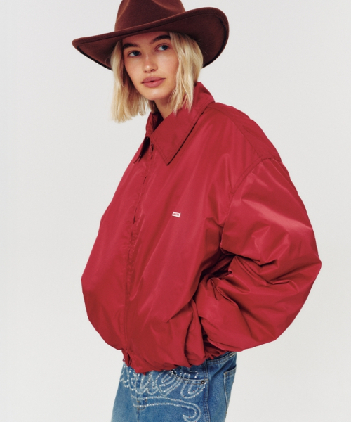 MOODBETTER(ムード ベター)の「OVERSIZED BOMBER JACKET RED(ブルゾン・レディース・その他・FREE)」の2枚目の写真