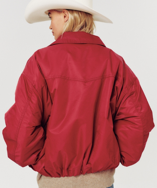MOODBETTER(ムード ベター)の「OVERSIZED BOMBER JACKET RED(ブルゾン・レディース・その他・FREE)」の5枚目の写真