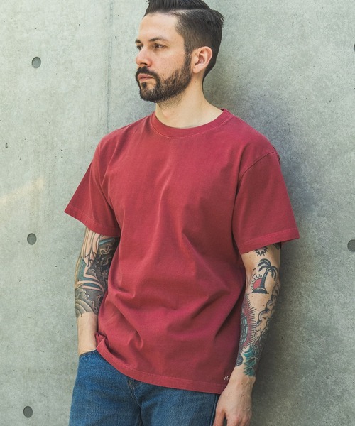 MR.OLIVE（ミスターオリーブ）の「USED DYED HEAVY COTTON / 2-PACK T-SHIRT /M261126（Tシャツ/カットソー・メンズ・ブラック系その他/ホワイト系その他2/ホワイト系その他4/ホワイト系その他/ホワイト系その他3・MEDIUM/LARGE）」の4枚目の写真