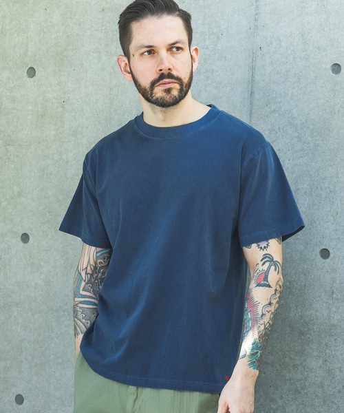 MR.OLIVE（ミスターオリーブ）の「USED DYED HEAVY COTTON / 2-PACK T-SHIRT /M261126（Tシャツ/カットソー・メンズ・ブラック系その他/ホワイト系その他2/ホワイト系その他4/ホワイト系その他/ホワイト系その他3・MEDIUM/LARGE）」の9枚目の写真