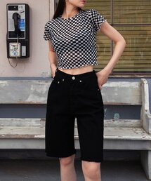 HAINT（ヘイント）の「デイジーハーフパンツ_black（その他パンツ）」