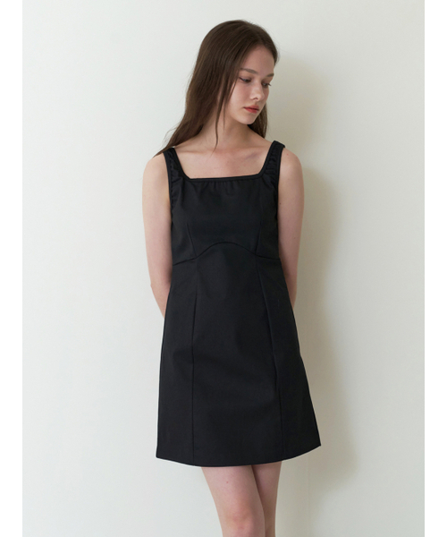 KINDABABY（カインダベイビー）の「basic tension mini dress - black（ワンピース・レディース・ブラック・FREE）」の2枚目の写真