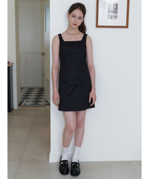 KINDABABY（カインダベイビー）の「basic tension mini dress - black（ワンピース・レディース・ブラック・FREE）」の3枚目の写真