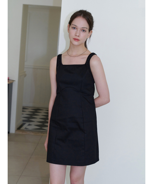 KINDABABY（カインダベイビー）の「basic tension mini dress - black（ワンピース・レディース・ブラック・FREE）」の4枚目の写真