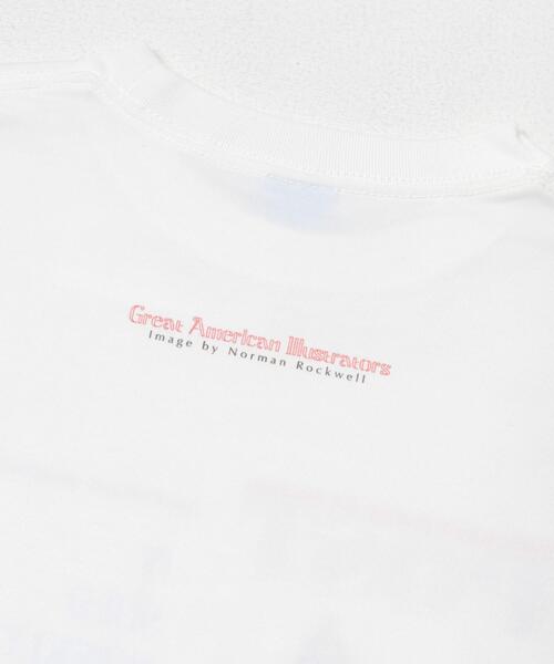 FORK&SPOON（フォークアンドスプーン）の「FORK&SPOON　グラフィックプリントロングスリーブTシャツ（Tシャツ/カットソー・メンズ・オフホワイト/ブラック・4/5）」の10枚目の写真