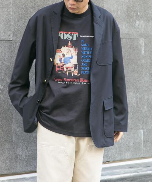 FORK&SPOON（フォークアンドスプーン）の「FORK&SPOON　グラフィックプリントロングスリーブTシャツ（Tシャツ/カットソー・メンズ・オフホワイト/ブラック・4/5）」の14枚目の写真