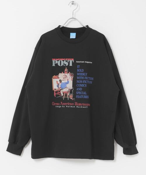 FORK&SPOON（フォークアンドスプーン）の「FORK&SPOON　グラフィックプリントロングスリーブTシャツ（Tシャツ/カットソー・メンズ・オフホワイト/ブラック・4/5）」の16枚目の写真