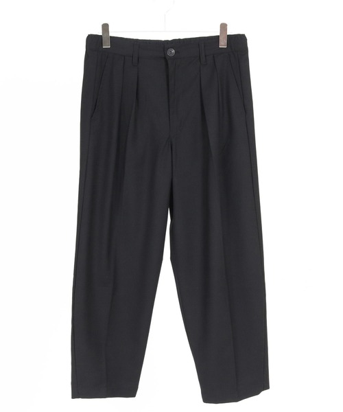 CAMBIO（カンビオ）の「mp14519- TR Two Tuck Pants テーパードパンツ(AI-261-009)（スラックス・メンズ・ブラック/グレー・S/M/L）」の19枚目の写真