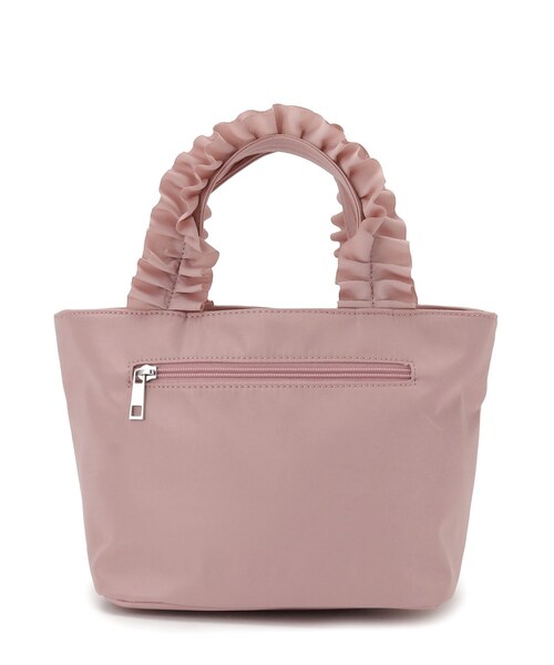 ITS'DEMO（イッツデモ）の「ジルコンフリル手トート（ハンドバッグ・レディース・ブラック/ピンク系/ベージュ・00）」の14枚目の写真