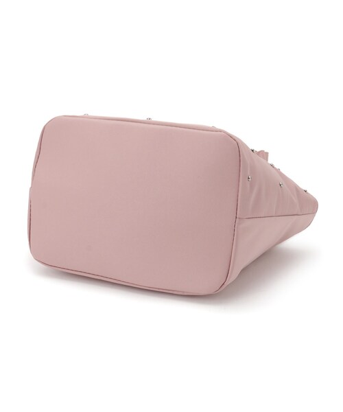 ITS'DEMO（イッツデモ）の「ジルコンフリル手トート（ハンドバッグ・レディース・ブラック/ピンク系/ベージュ・00）」の15枚目の写真