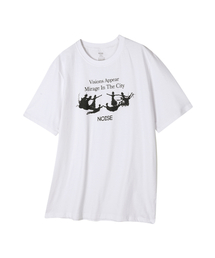 NOISE（ノイズ）の「ミラージュコットン 半袖Tシャツ - ホワイト（Tシャツ/カットソー）」