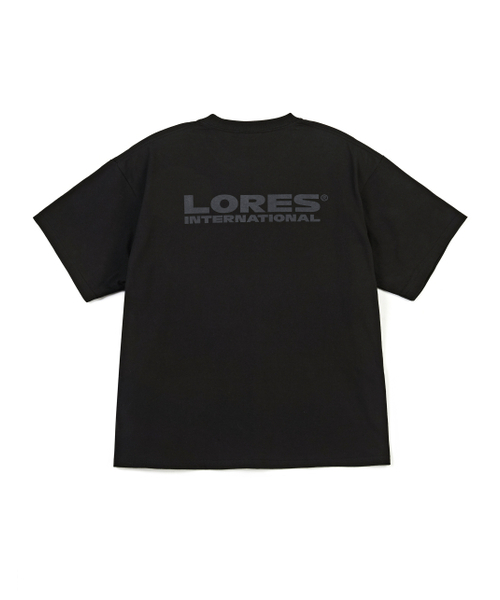 LORES（ロアス）の「Type Logo S/S Tee - Black（Tシャツ/カットソー・レディース・その他・S/M/L/XL）」の2枚目の写真