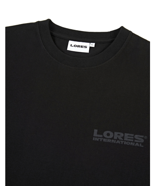 LORES（ロアス）の「Type Logo S/S Tee - Black（Tシャツ/カットソー・レディース・その他・S/M/L/XL）」の3枚目の写真