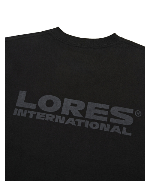 LORES（ロアス）の「Type Logo S/S Tee - Black（Tシャツ/カットソー・レディース・その他・S/M/L/XL）」の4枚目の写真