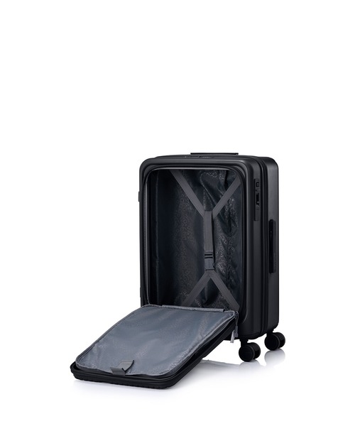AMERICAN TOURISTER(アメリカンツーリスター)の「アメリカンツーリスター VELOX スピナー61/22 エキスパンダー TSA HW ブラック(スーツケース/キャリーバッグ・メンズ・ブラック・M)」の9枚目の写真