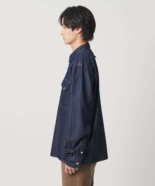 UNITED ARROWS（ユナイテッドアローズ）の「【別注】＜WESCOT＞ ワンウォッシュ デニム シャツ（シャツ/ブラウス・メンズ・ネイビー・L/XL/S/M）」の7枚目の写真