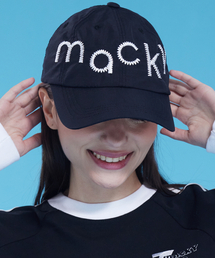 MACKY（マッキー）の「ブリーズロゴボールキャップブラック（キャップ）」