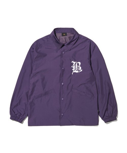 BROWNBREATH(ブラウンブレス)の「SPLIT B COACH JACKET - PURPLE(ナイロンジャケット・レディース・その他・L/M/XL)」の1枚目の写真