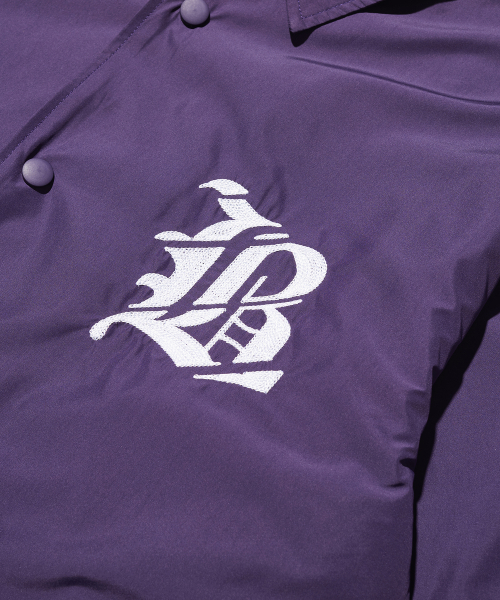 BROWNBREATH(ブラウンブレス)の「SPLIT B COACH JACKET - PURPLE(ナイロンジャケット・レディース・その他・L/M/XL)」の4枚目の写真