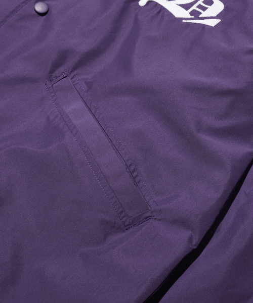 BROWNBREATH(ブラウンブレス)の「SPLIT B COACH JACKET - PURPLE(ナイロンジャケット・レディース・その他・L/M/XL)」の5枚目の写真