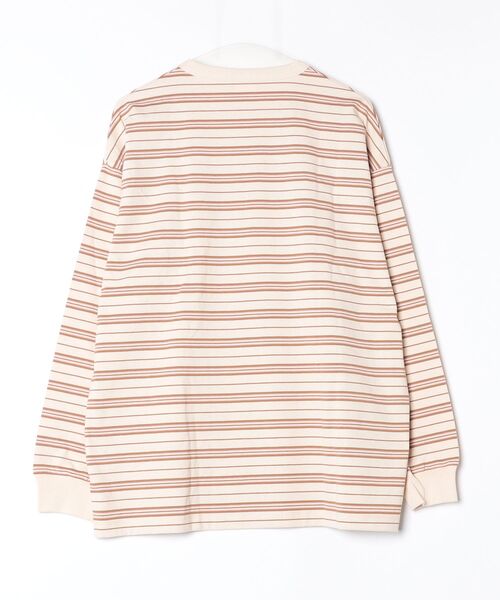 Champion(チャンピオン)の「【Champion/チャンピオン】メンズ メンズカジュアル ロングスリーブTシャツ(Tシャツ/カットソー・メンズ・ベージュ系その他3/ライトブラウン/ネイビー・X-LARGE/LARGE/MEDIUM)」の4枚目の写真
