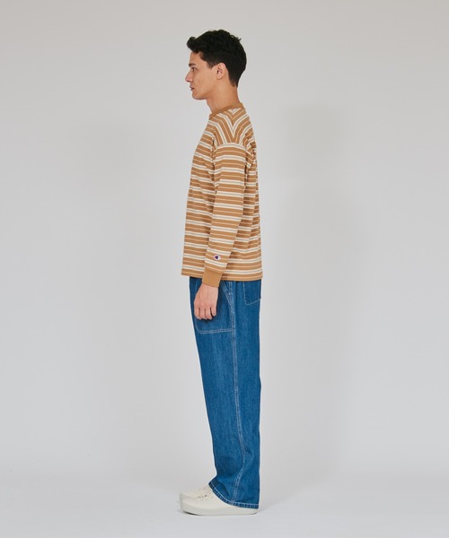 Champion(チャンピオン)の「【Champion/チャンピオン】メンズ メンズカジュアル ロングスリーブTシャツ(Tシャツ/カットソー・メンズ・ベージュ系その他3/ライトブラウン/ネイビー・X-LARGE/LARGE/MEDIUM)」の10枚目の写真