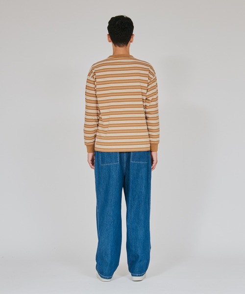 Champion(チャンピオン)の「【Champion/チャンピオン】メンズ メンズカジュアル ロングスリーブTシャツ(Tシャツ/カットソー・メンズ・ベージュ系その他3/ライトブラウン/ネイビー・X-LARGE/LARGE/MEDIUM)」の11枚目の写真