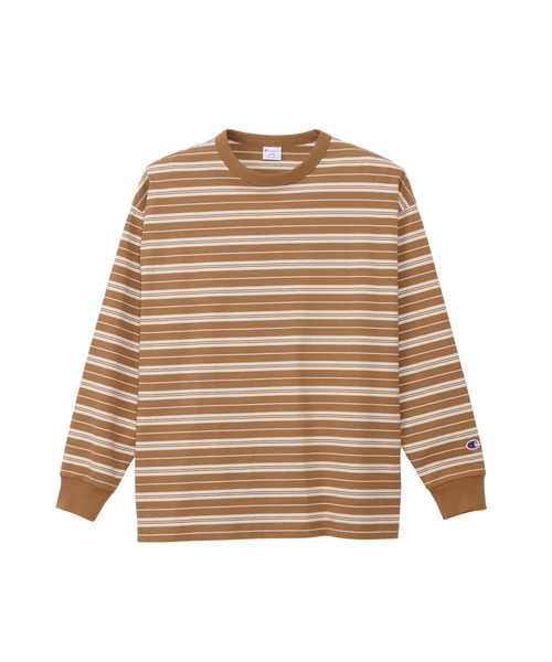 Champion(チャンピオン)の「【Champion/チャンピオン】メンズ メンズカジュアル ロングスリーブTシャツ(Tシャツ/カットソー・メンズ・ベージュ系その他3/ライトブラウン/ネイビー・X-LARGE/LARGE/MEDIUM)」の12枚目の写真