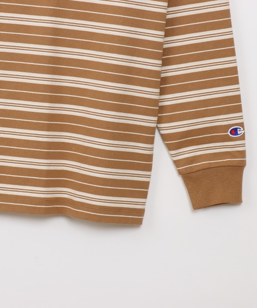 Champion(チャンピオン)の「【Champion/チャンピオン】メンズ メンズカジュアル ロングスリーブTシャツ(Tシャツ/カットソー・メンズ・ベージュ系その他3/ライトブラウン/ネイビー・X-LARGE/LARGE/MEDIUM)」の13枚目の写真