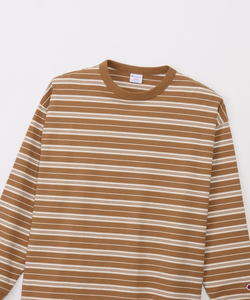 Champion(チャンピオン)の「【Champion/チャンピオン】メンズ メンズカジュアル ロングスリーブTシャツ(Tシャツ/カットソー・メンズ・ベージュ系その他3/ライトブラウン/ネイビー・X-LARGE/LARGE/MEDIUM)」の14枚目の写真