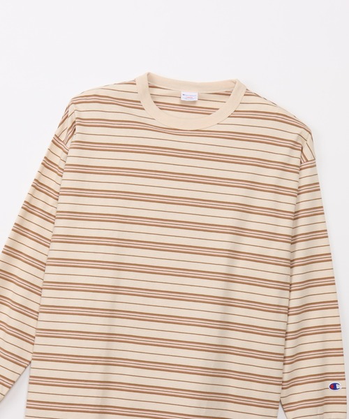 Champion(チャンピオン)の「【Champion/チャンピオン】メンズ メンズカジュアル ロングスリーブTシャツ(Tシャツ/カットソー・メンズ・ベージュ系その他3/ライトブラウン/ネイビー・X-LARGE/LARGE/MEDIUM)」の17枚目の写真