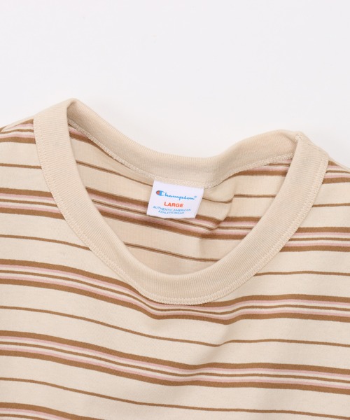 Champion(チャンピオン)の「【Champion/チャンピオン】メンズ メンズカジュアル ロングスリーブTシャツ(Tシャツ/カットソー・メンズ・ベージュ系その他3/ライトブラウン/ネイビー・X-LARGE/LARGE/MEDIUM)」の18枚目の写真