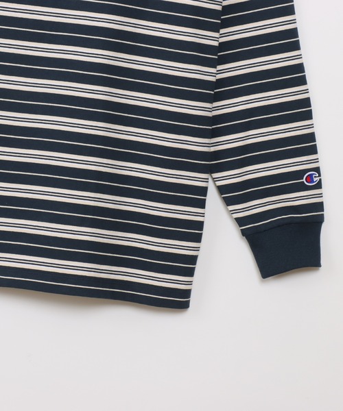 Champion(チャンピオン)の「【Champion/チャンピオン】メンズ メンズカジュアル ロングスリーブTシャツ(Tシャツ/カットソー・メンズ・ベージュ系その他3/ライトブラウン/ネイビー・X-LARGE/LARGE/MEDIUM)」の19枚目の写真