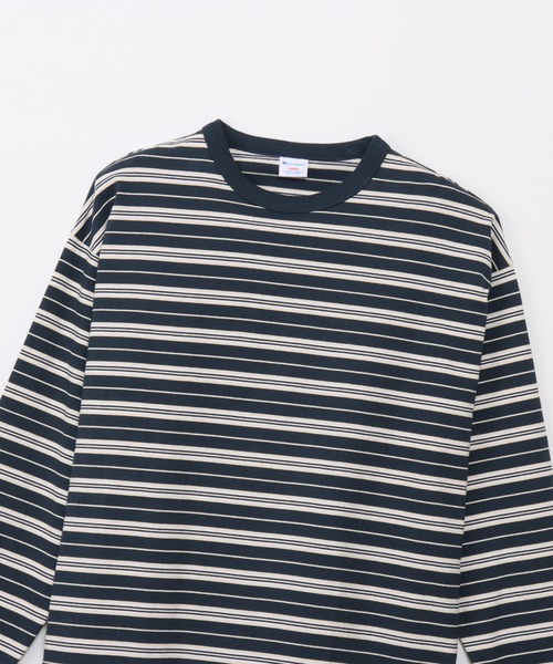 Champion(チャンピオン)の「【Champion/チャンピオン】メンズ メンズカジュアル ロングスリーブTシャツ(Tシャツ/カットソー・メンズ・ベージュ系その他3/ライトブラウン/ネイビー・X-LARGE/LARGE/MEDIUM)」の20枚目の写真