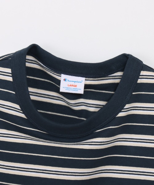 Champion(チャンピオン)の「【Champion/チャンピオン】メンズ メンズカジュアル ロングスリーブTシャツ(Tシャツ/カットソー・メンズ・ベージュ系その他3/ライトブラウン/ネイビー・X-LARGE/LARGE/MEDIUM)」の5枚目の写真