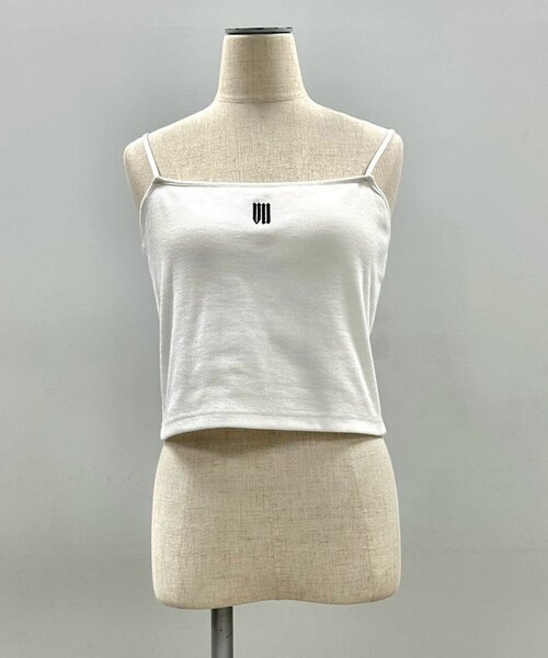 Mavie..7（メヴィセットゥ）の「【Mavie..7】インナーSETデザインボレロトップス（Tシャツ/カットソー・レディース・オフホワイト/ブラック・FREE）」の15枚目の写真