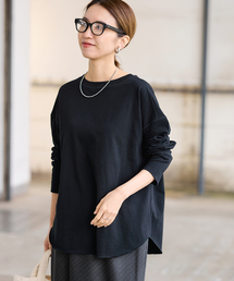 FRAMeWORK | ミニ裏毛ラウンドヘムプルオーバー(Tシャツ/カットソー)