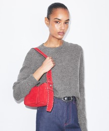 TORY BURCH | ロミー スエード ピックステッチ スモール ショルダーバッグ(ショルダーバッグ)
