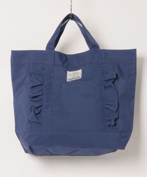 Ocean&Ground（オーシャン&グラウンド）の「ﾚｯｽﾝBAG FRILL（トートバッグ・キッズ・ライトピンク/ブルー系その他/ミント・FREE）」の3枚目の写真