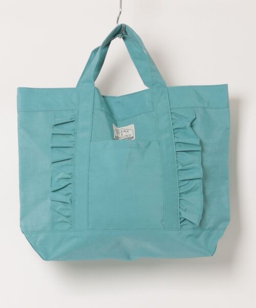 Ocean&Ground（オーシャン&グラウンド）の「ﾚｯｽﾝBAG FRILL（トートバッグ・キッズ・ライトピンク/ブルー系その他/ミント・FREE）」の2枚目の写真